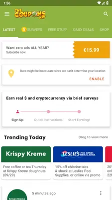 The Coupons App android App screenshot 1